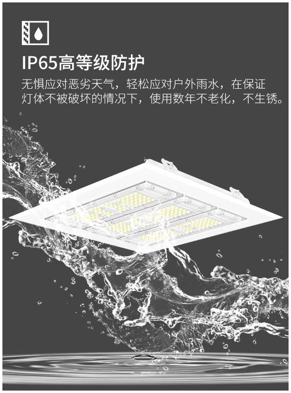 CB 認證批發高品質戶外防爆燈150w 200w 250w加油站燈