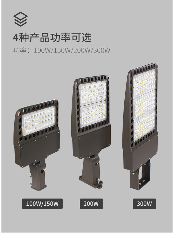新款LED新農村道路照明燈 100W 150w 200w 300w LED鞋盒路燈 市政公路照明