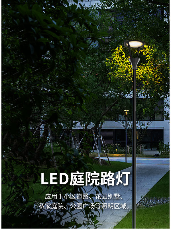 2022戶外防水LED庭院燈花園別墅 100W 小區路燈室外家用超亮新農村