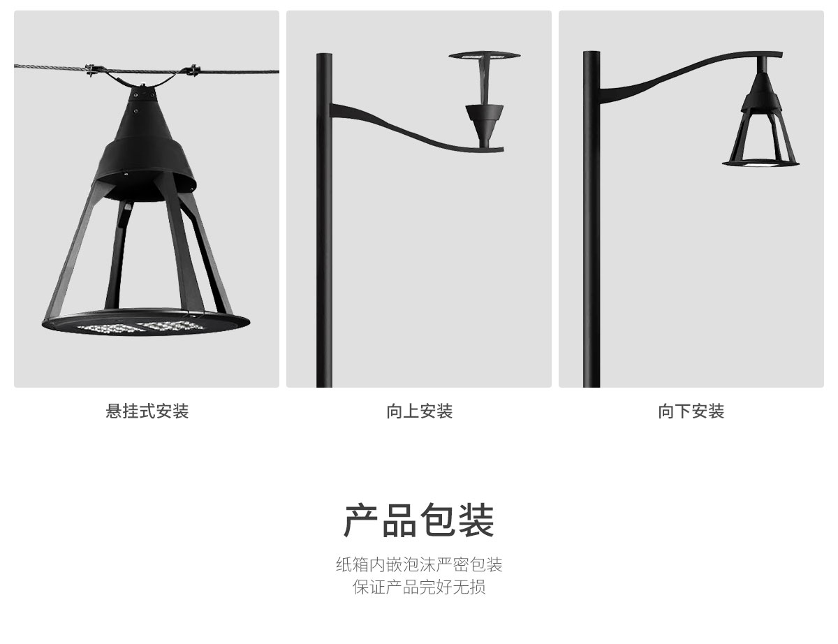 2022戶外防水LED庭院燈花園別墅 100W 小區路燈室外家用超亮新農村