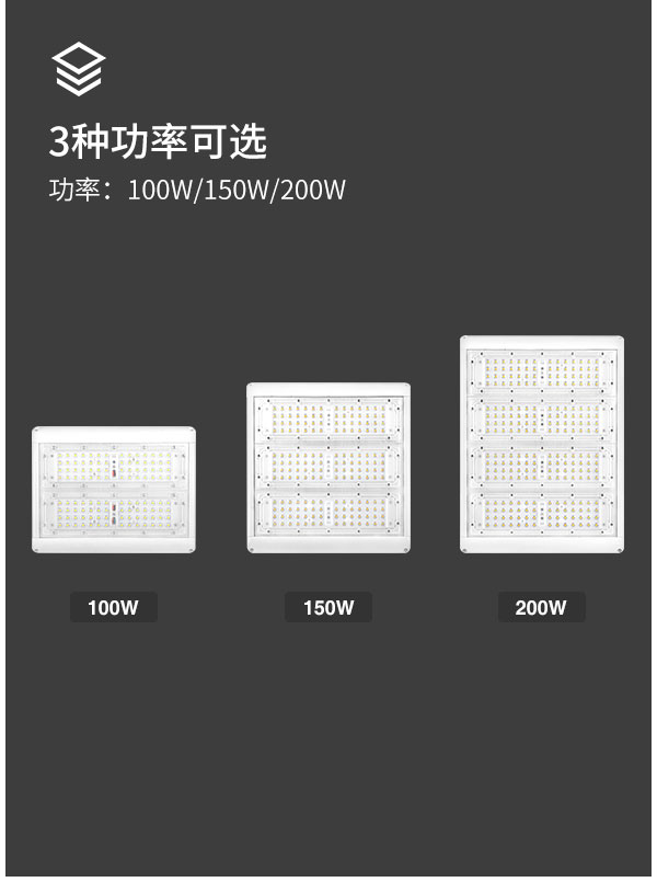 中山菲龍 批發100W 150W 200W隧道燈 工程專用投光燈 小院游樂場照明燈