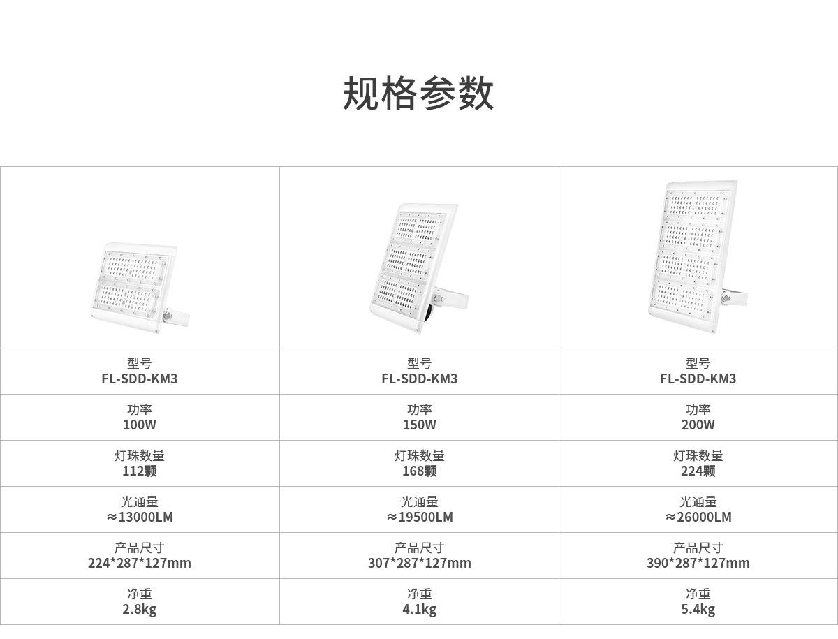 中山菲龍 批發100W 150W 200W隧道燈 工程專用投光燈 小院游樂場照明燈