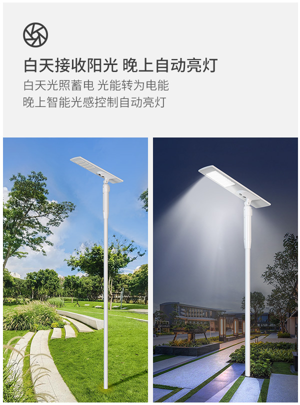 智能追光太陽(yáng)能路燈