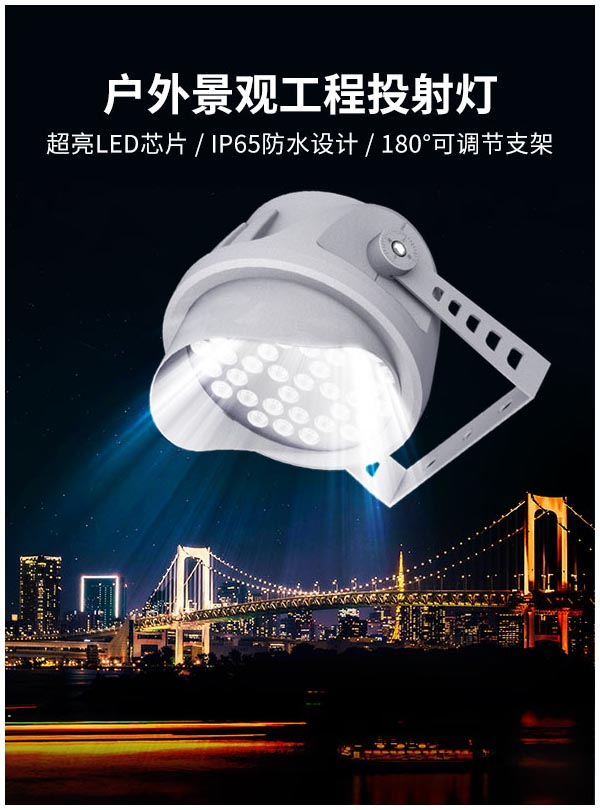 戶外防水照射樹(shù)燈36w 48w 室外庭院別墅綠化燈 屋頂園林景觀投射燈