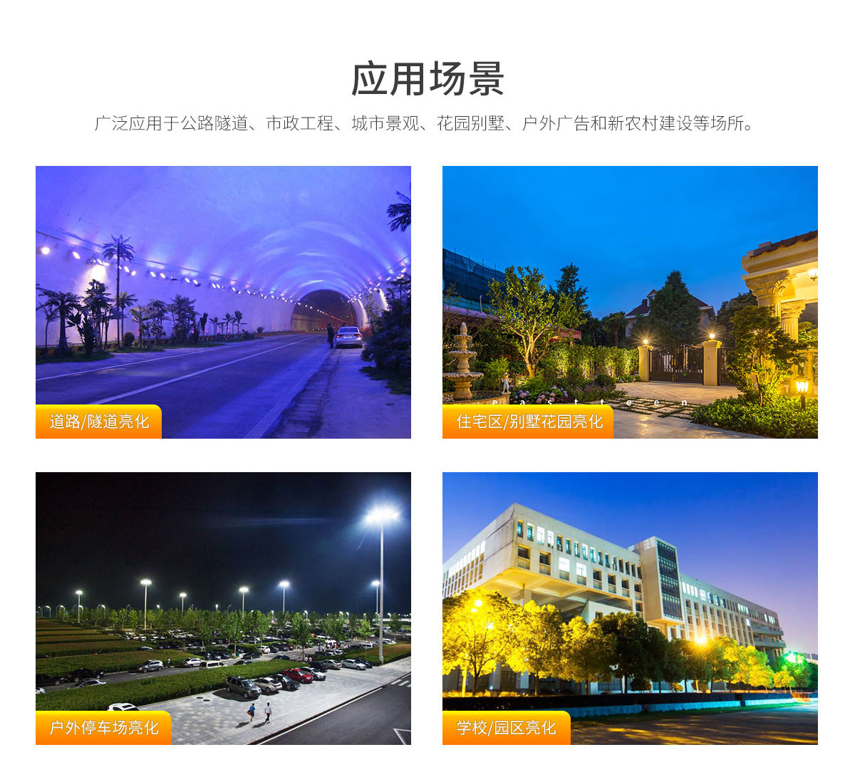 工程品質(zhì)模組隧道燈 100w 200w 300w戶外防水泛光投光燈 600w高桿球場(chǎng)廣告牌照明燈