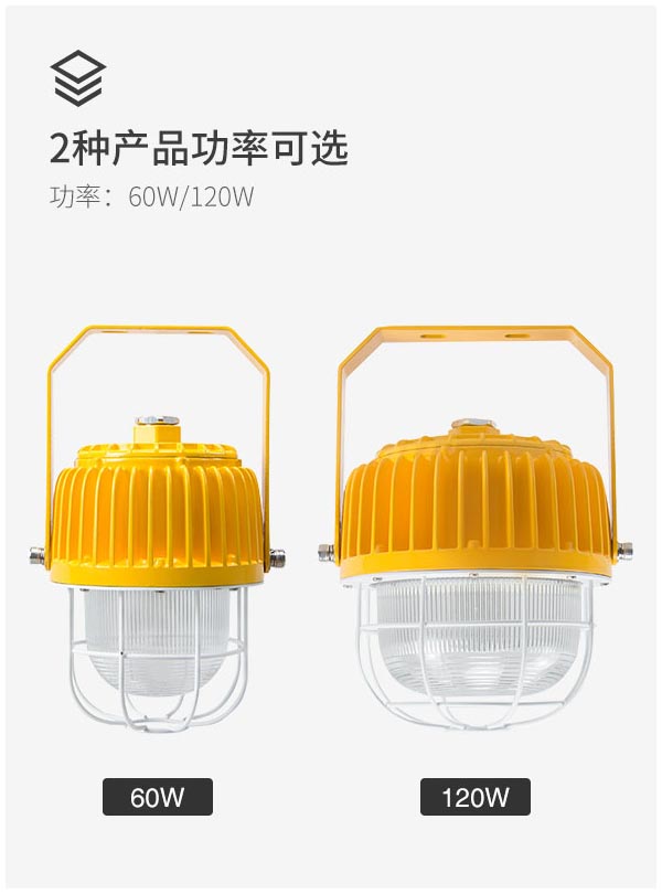 菲龍LED防爆燈倉庫廠房車間防爆照明燈隔爆60w,120w工礦燈