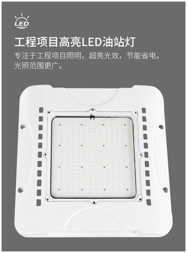 2022新款嵌入式LED油站高亮天棚燈化工廠房照明燈批發(fā)