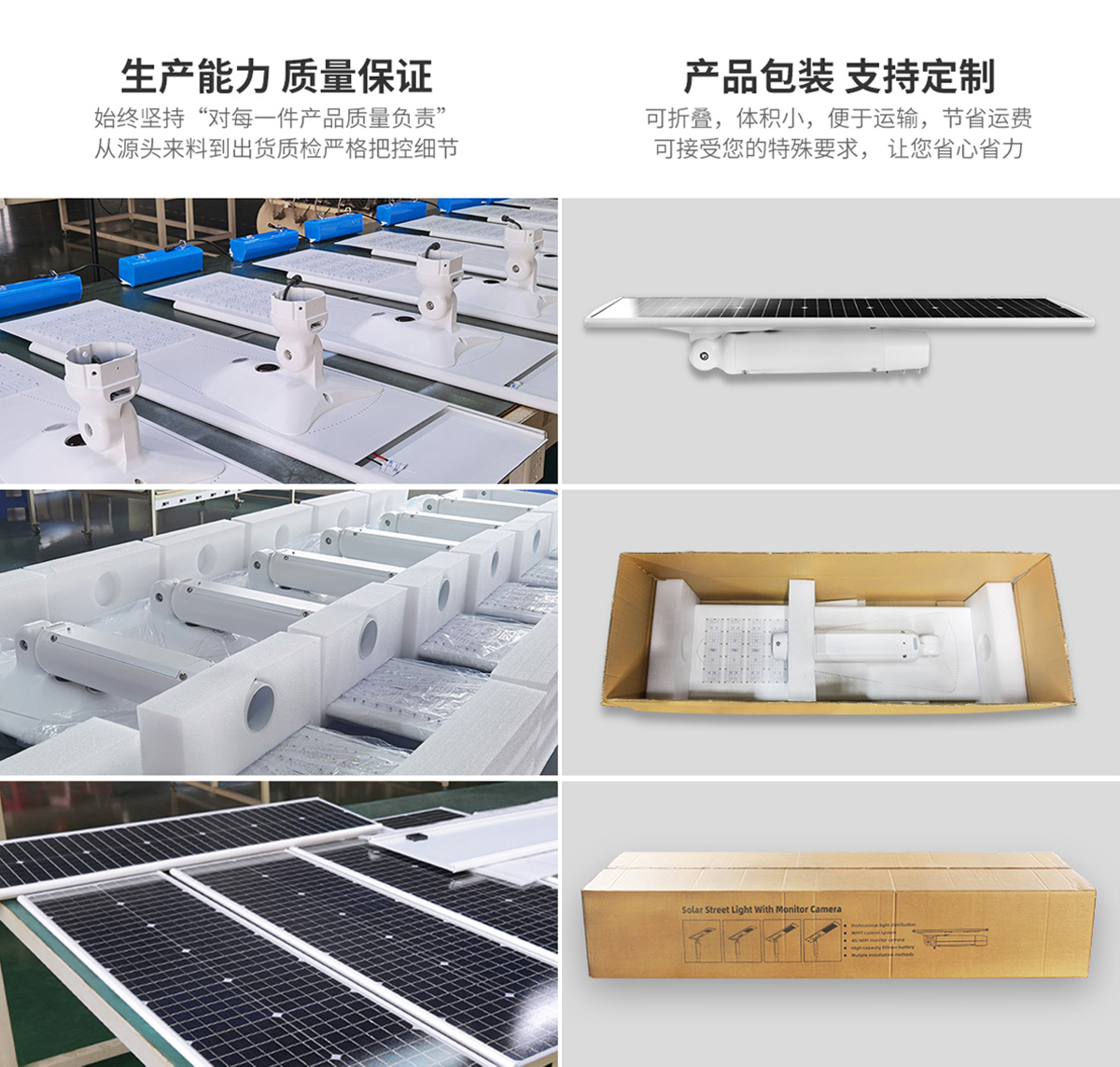 超亮可調(diào)模塊 80w 100w 組件設(shè)計可折疊太陽能路燈