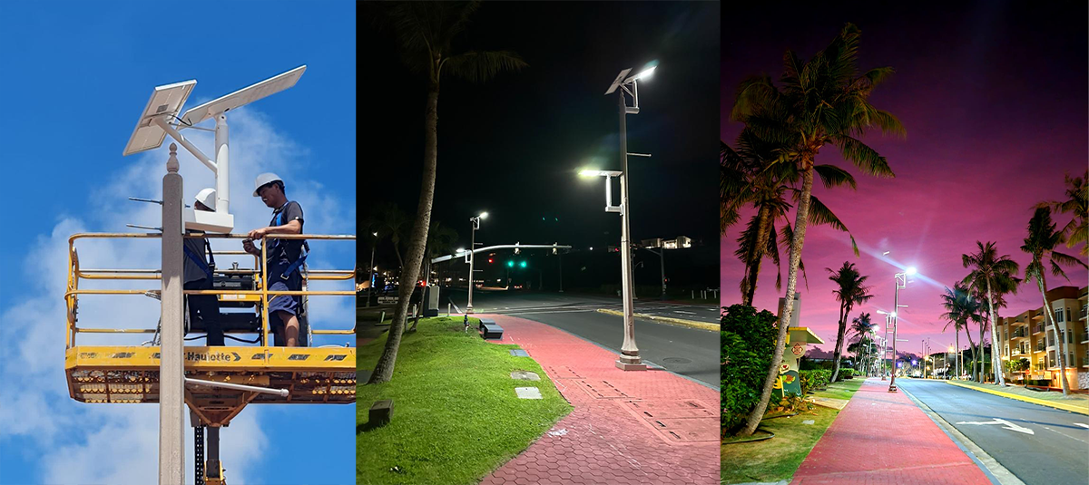 關島（美屬）旅游區主要街道及輔道路燈亮化工程