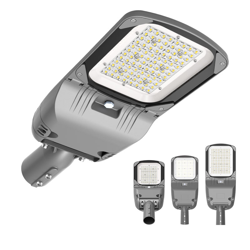 工程戶外路燈 庭院照明燈運動傳感器 景觀燈50w 100w 150w LED路燈園林公園別墅防水超亮